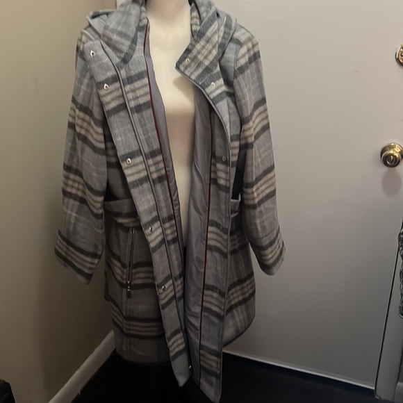 Faux Wool Plaid Coat 22/24 - Picture 5 of 7